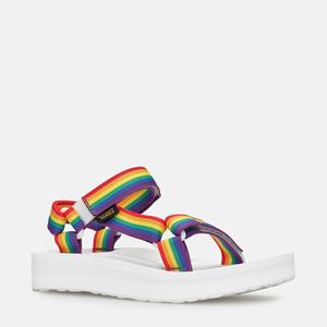 Teva Midform Universal Rainbow Pride Sandalen Herren Braun/Weiß Online Kaufen [UGID26304]